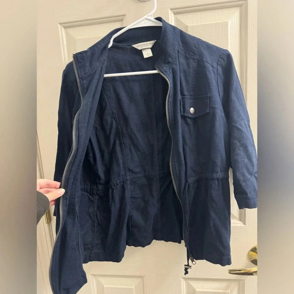 Christopher and Banks Petite 3/4 length sleeved jacket - Picture 6 of 6